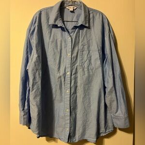 Women’s Blue Old Navy - The Boyfriend Shirt